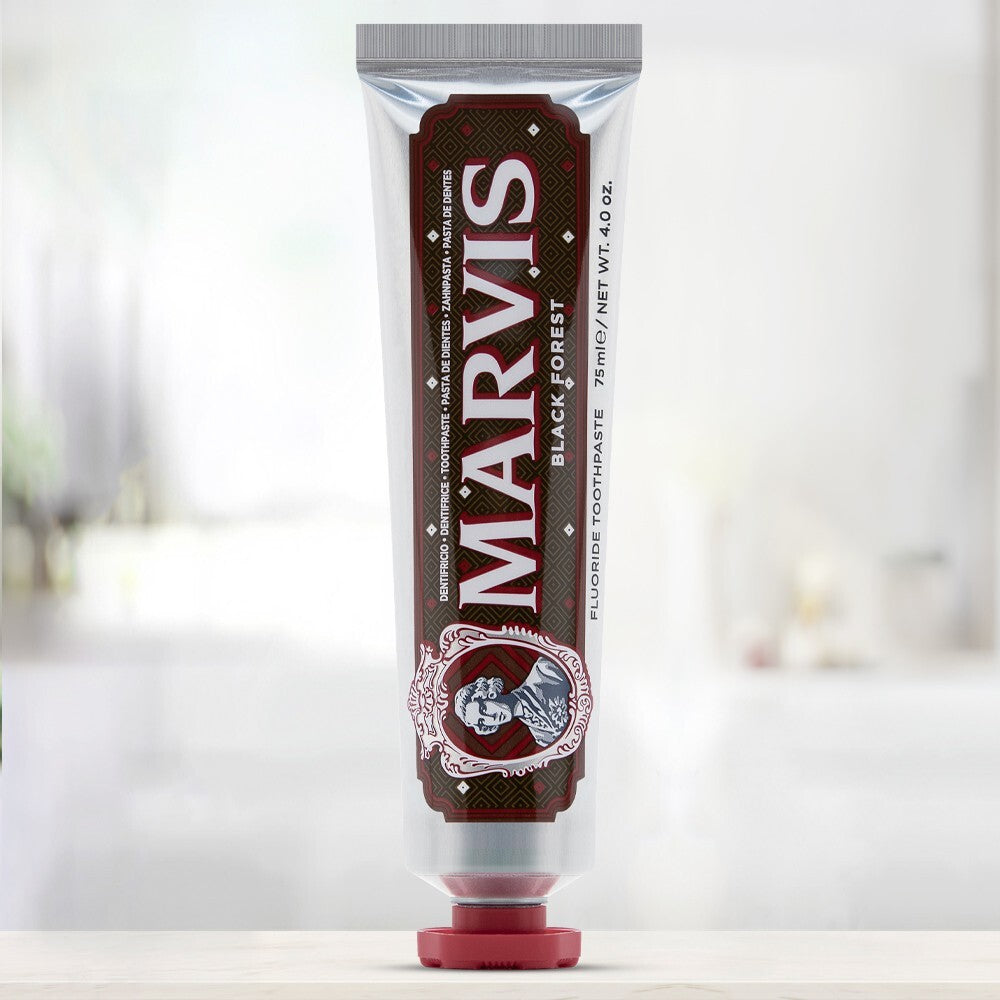 MARVIS Limited Edition Black Forest Toothpaste with Dark Chocolate Flavor, 75Ml