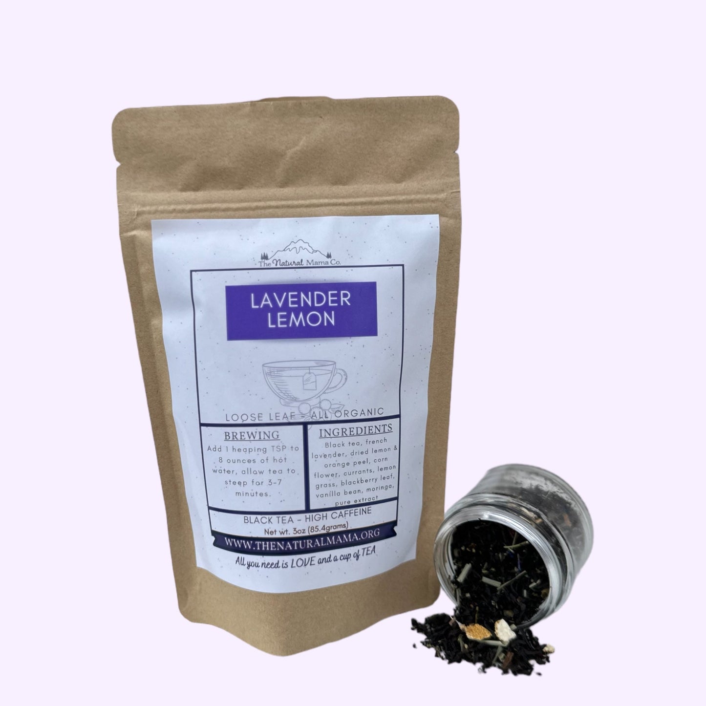 Lavender Lemon Black Tea: Floral Citrus Caffeinated Blend