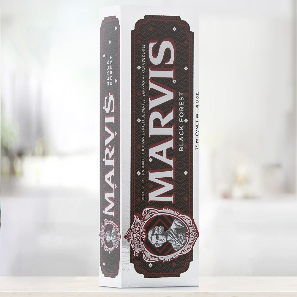 MARVIS Limited Edition Black Forest Toothpaste with Dark Chocolate Flavor, 75Ml