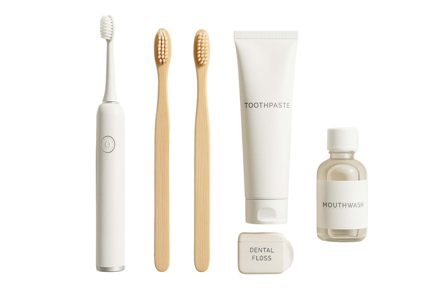 clean minimalist dental products