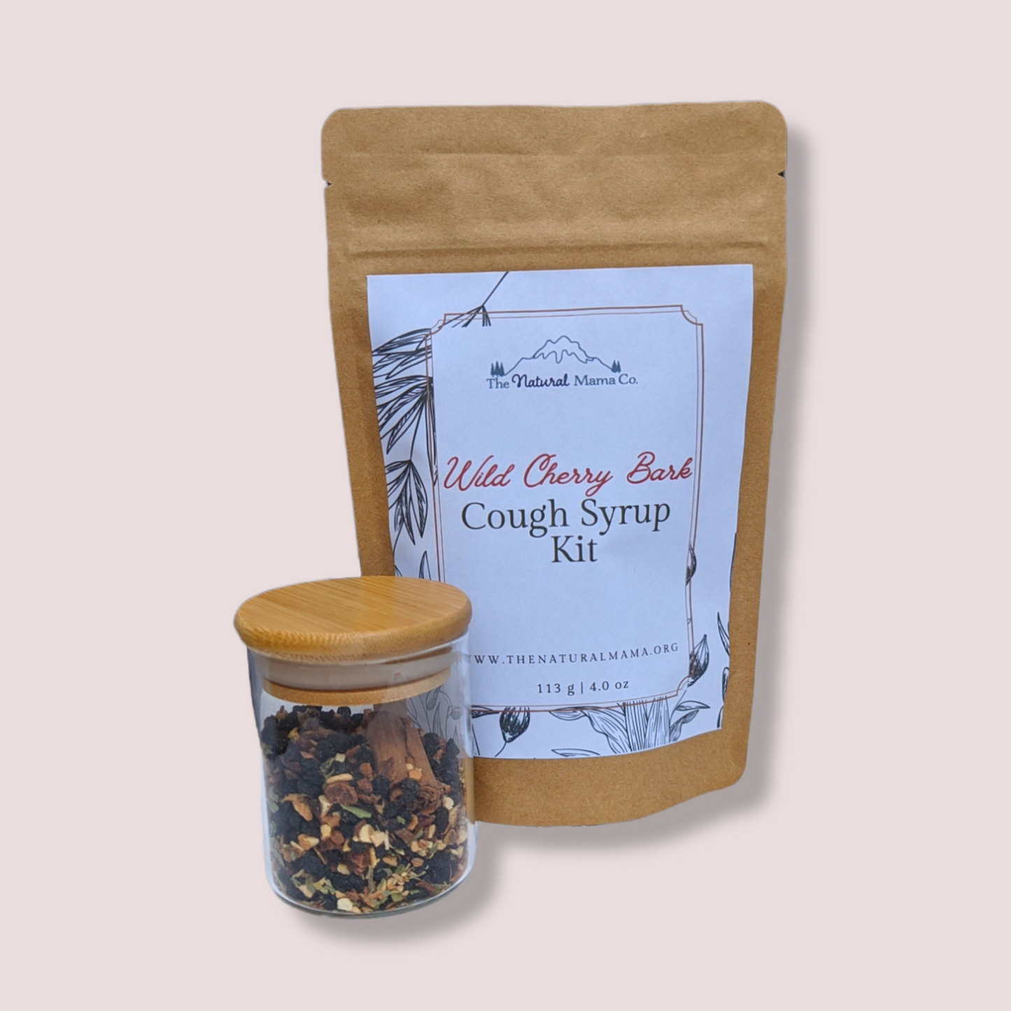 Wild Cherry Bark: Cough Syrup Kit