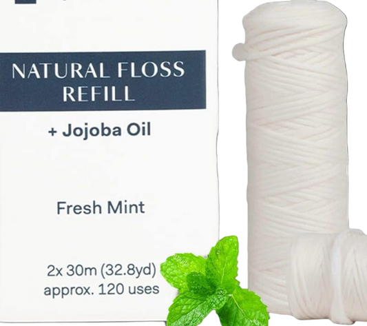 Zero-Plastic Natural Dental Floss Pack